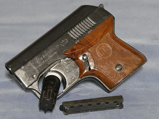 Röhm Schreckschuss Gas Pistole RG 3S Cal. 6 mm Flobert PTB 32-69 gebraucht vintage