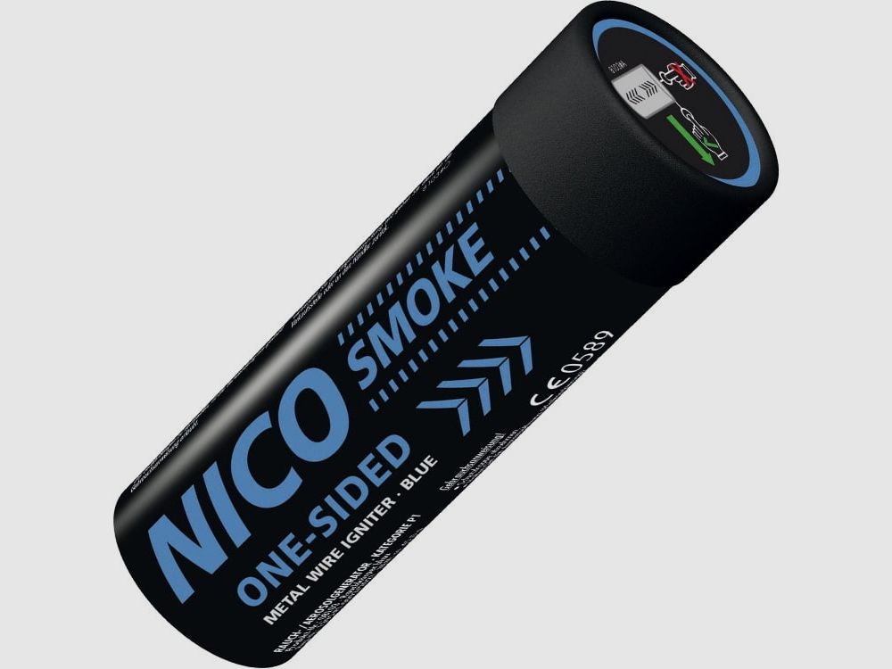 NICO 80 Sekunden Paintball Rauchgranate (blau)