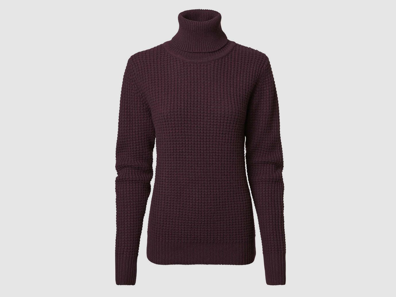Chevalier Rollkragen Cherry Wine Red