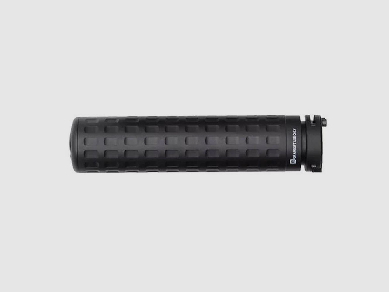 Aluminium Schalldämpfer PTS Syndicate Griffin M4SD-K 138mm Schwarz - Optimale Geräuschreduzierung - Kompatibel mit Airsoft - Leistung und, Bild 1 von 2