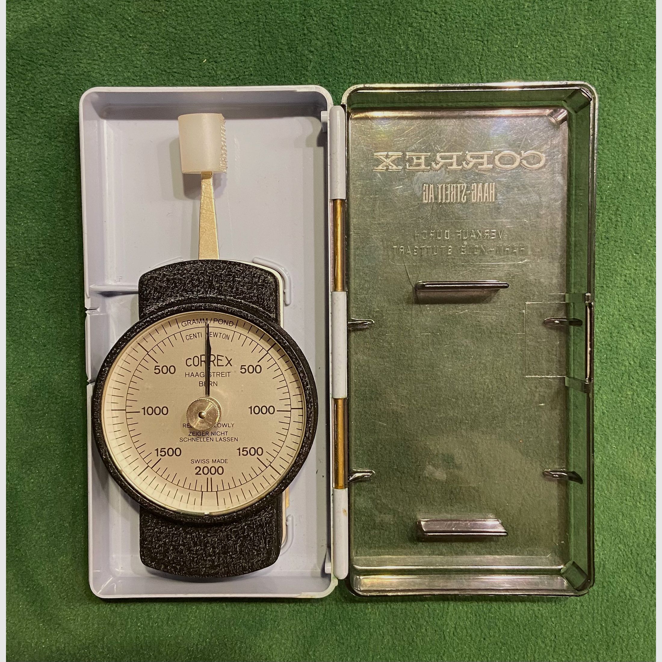 CORREX Haag-Streit Bern SwissMade trekveerweegschaal - kwaliteitsweegschaal - veegschaal 500 - 2000 g