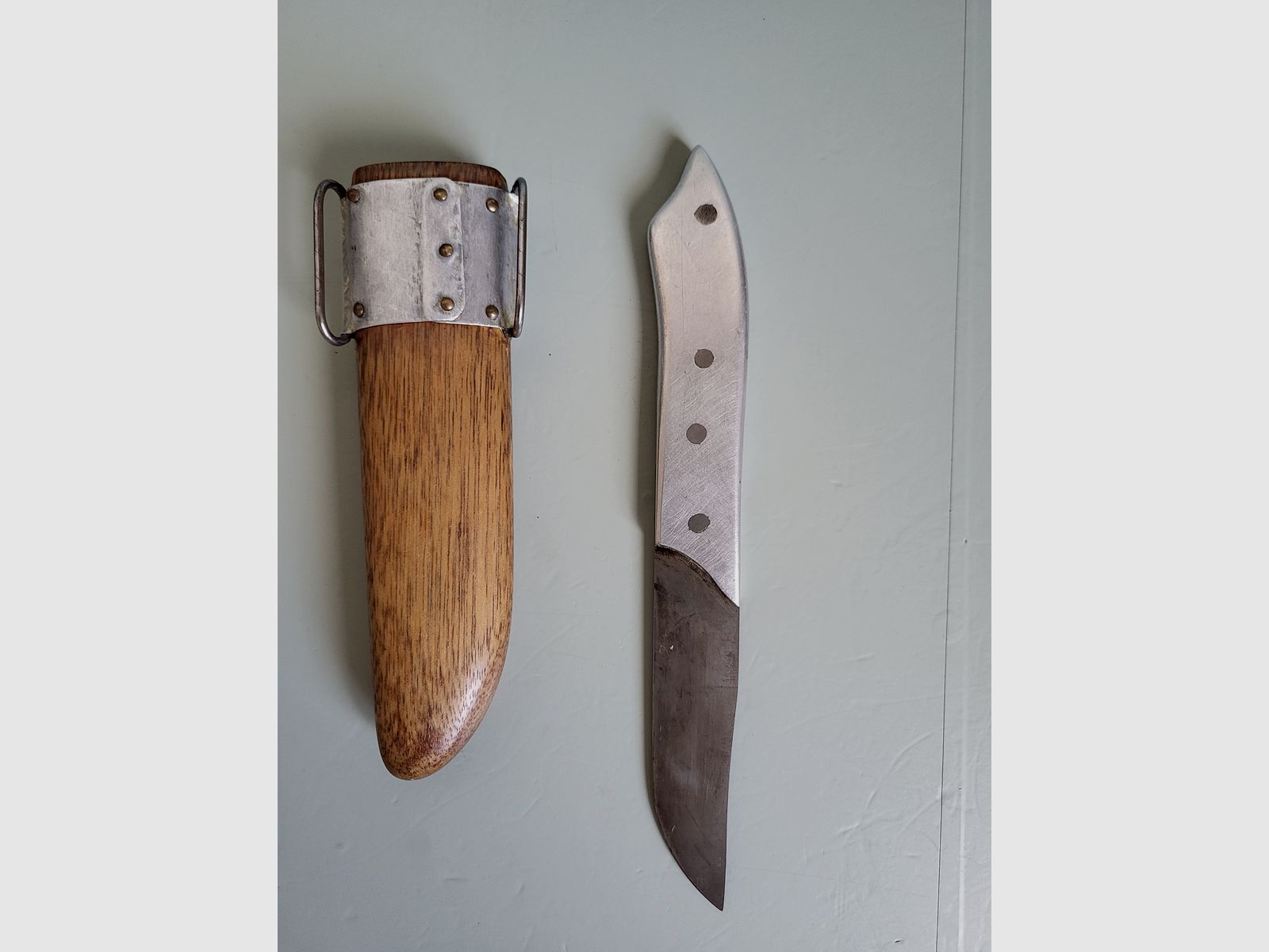 2 WK - WW Messer - Soldaten Messer Grabenkunst - 1940er Jahre