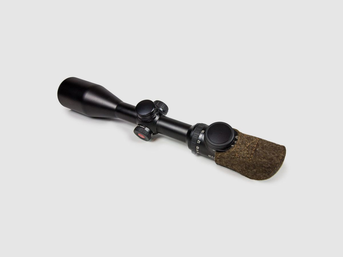 Wide" glare shield for large rifle scope eyepieces