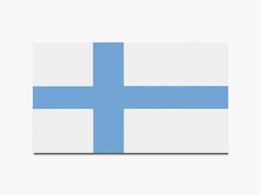 Unbekannt Flagge Finnland