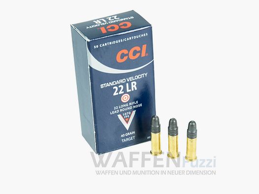 CCI Standard Velocity 40gr. calibre .22lr 50 coups