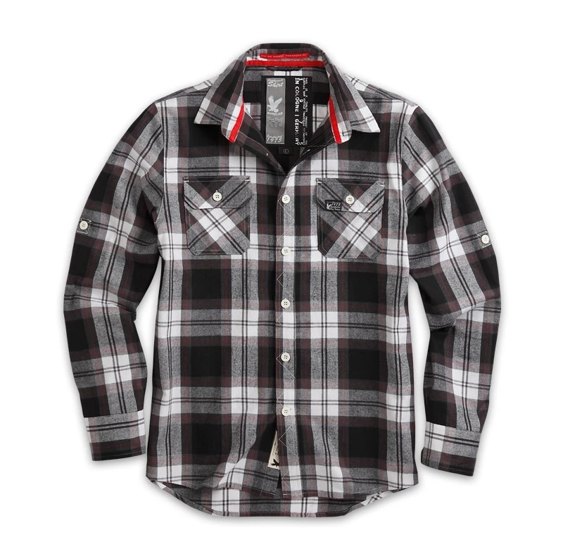 Surplus LUMBERJACK SHIRT Holzfällerhemd schwarz, Ausverkauf