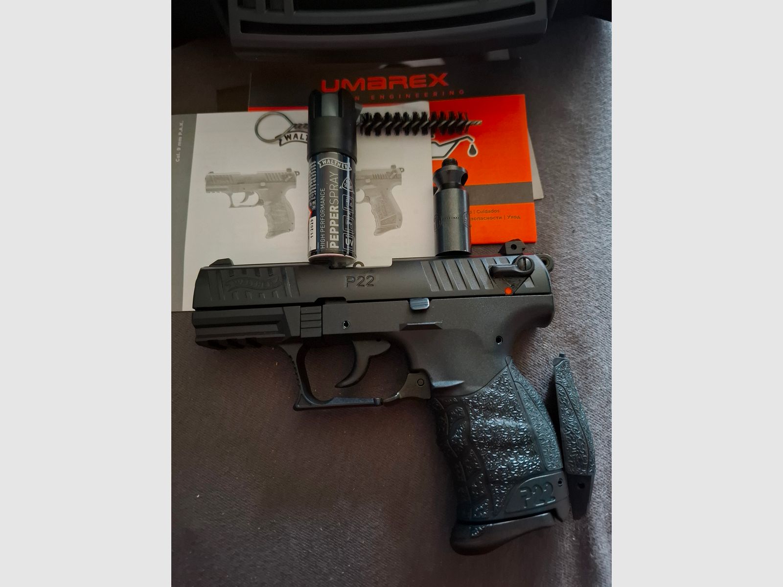 Walther P22Q Black R2D Set  "NEUWERTIG"