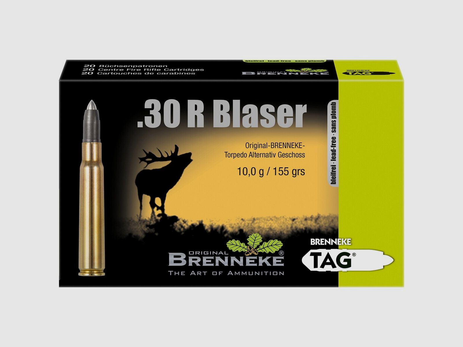Brenneke .30 R Blaser TAG 10g/155grs. – 20 pcs.