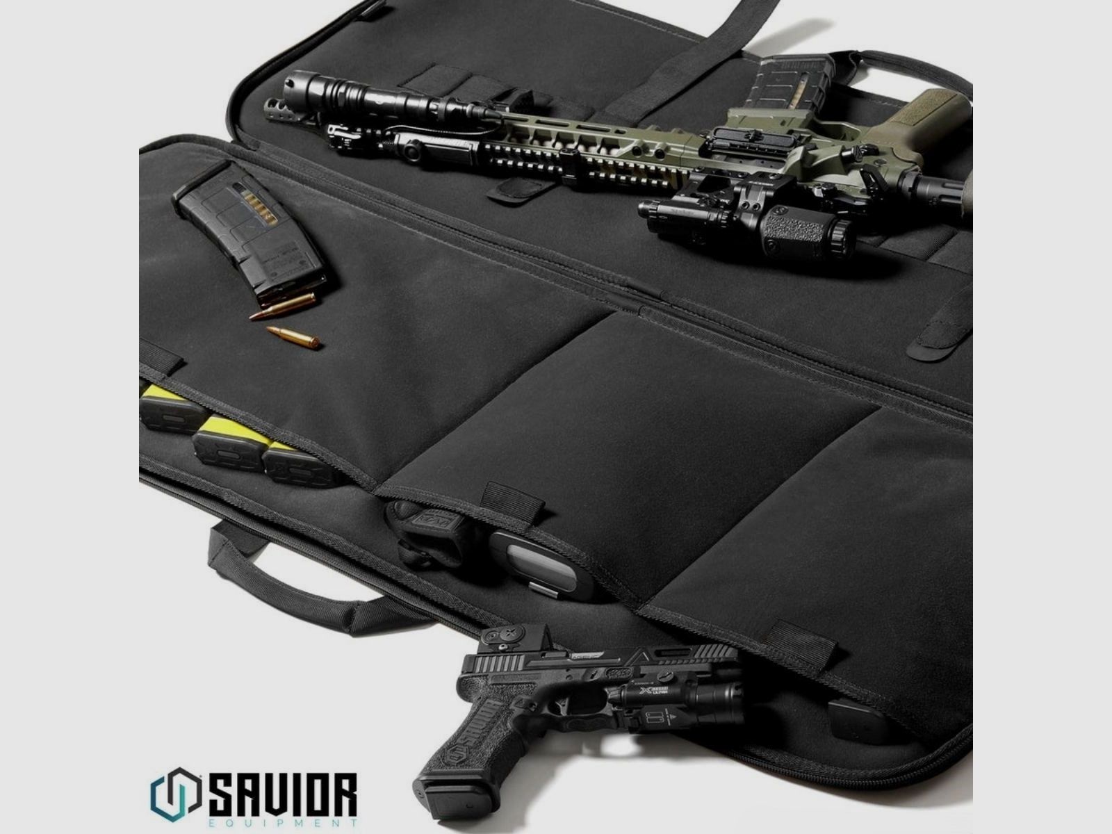 POKROWIEC NA STRZELBĘ SAVIOR TORBA SINGLE RIFLE DPECIALIST SERIES 51" BLACK, zdjęcie 3 z 3