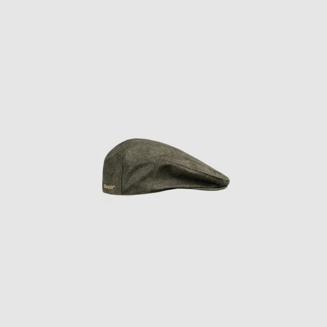 BLASER HEREN VINTAGE FLAT CAP OLIVE MELANGE ZWART 122060-136/658