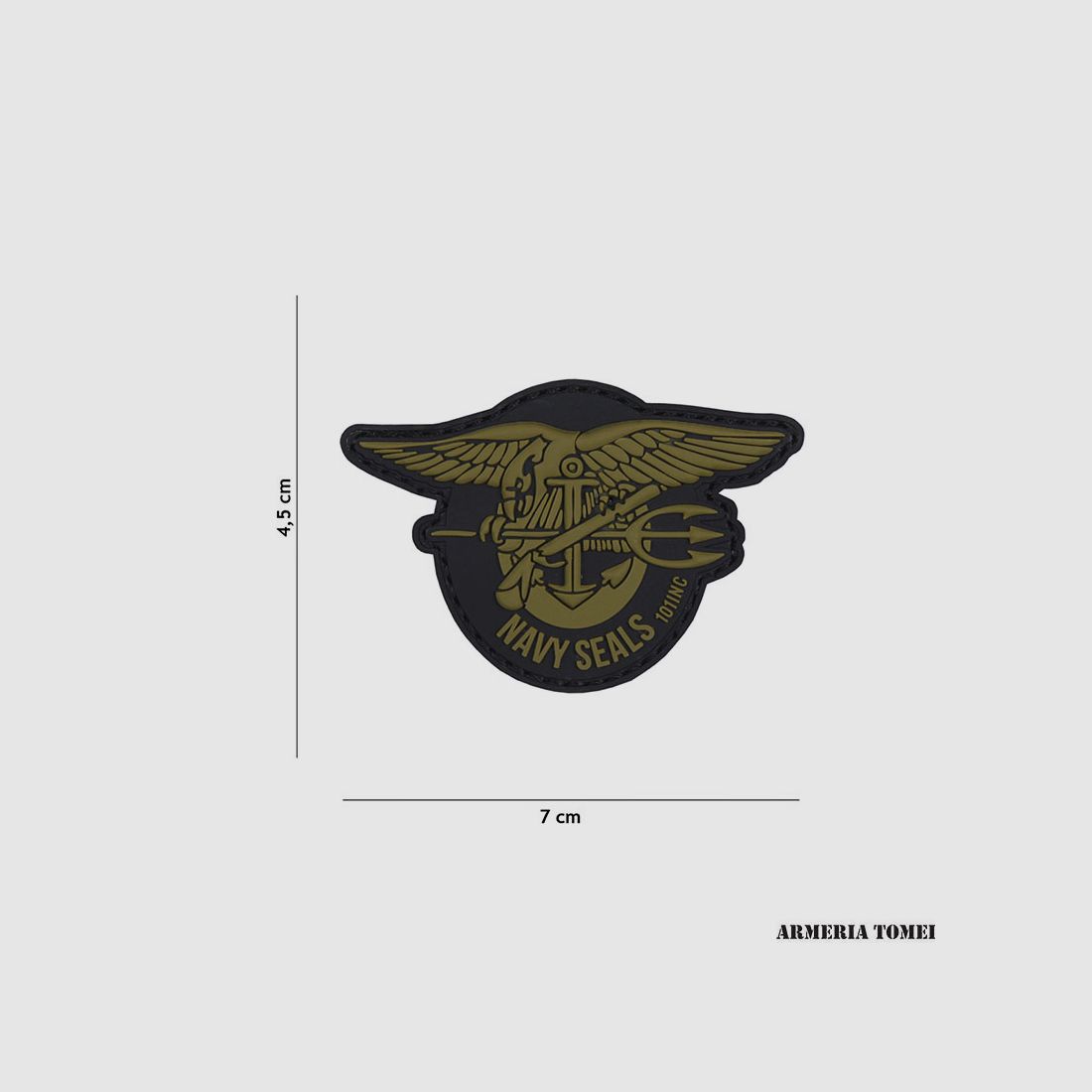 PATCH – 3D PVC NAVY SEALS GRÜN #18021
