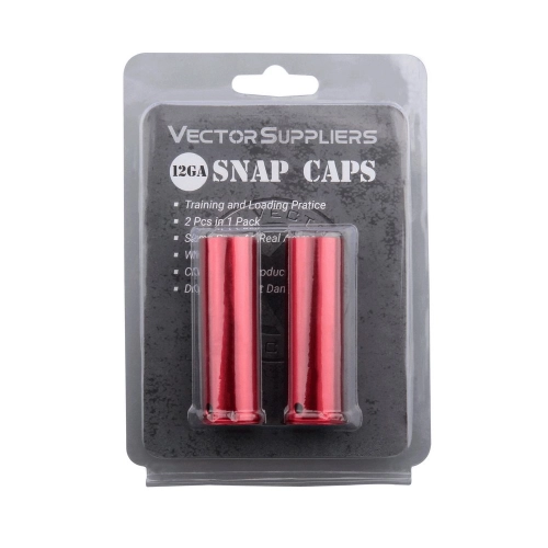 Vector Optics – Cartucce a salve in alluminio – 12 Gauge – 2 pezzi – SCSC-07, immagine 1 di 3