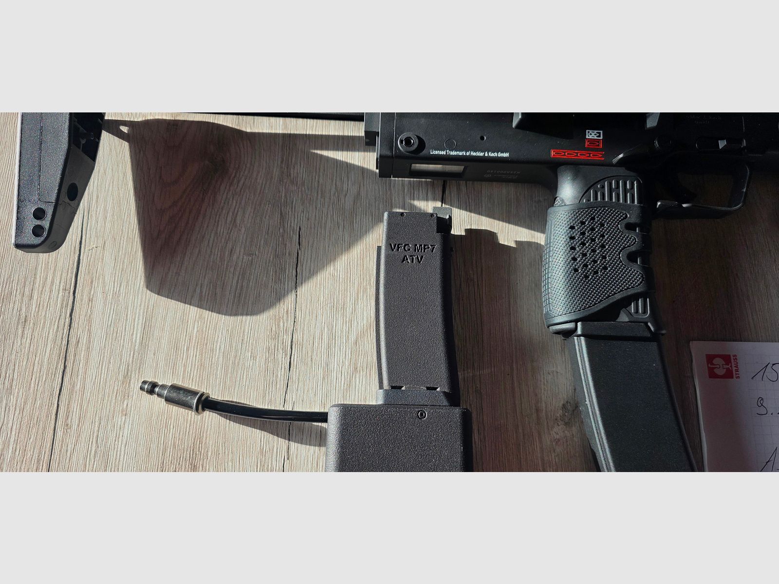 VFC MP7A1 V2 Gbb/Hpa mit Airtac Adapter und Clutch Precision Backplate