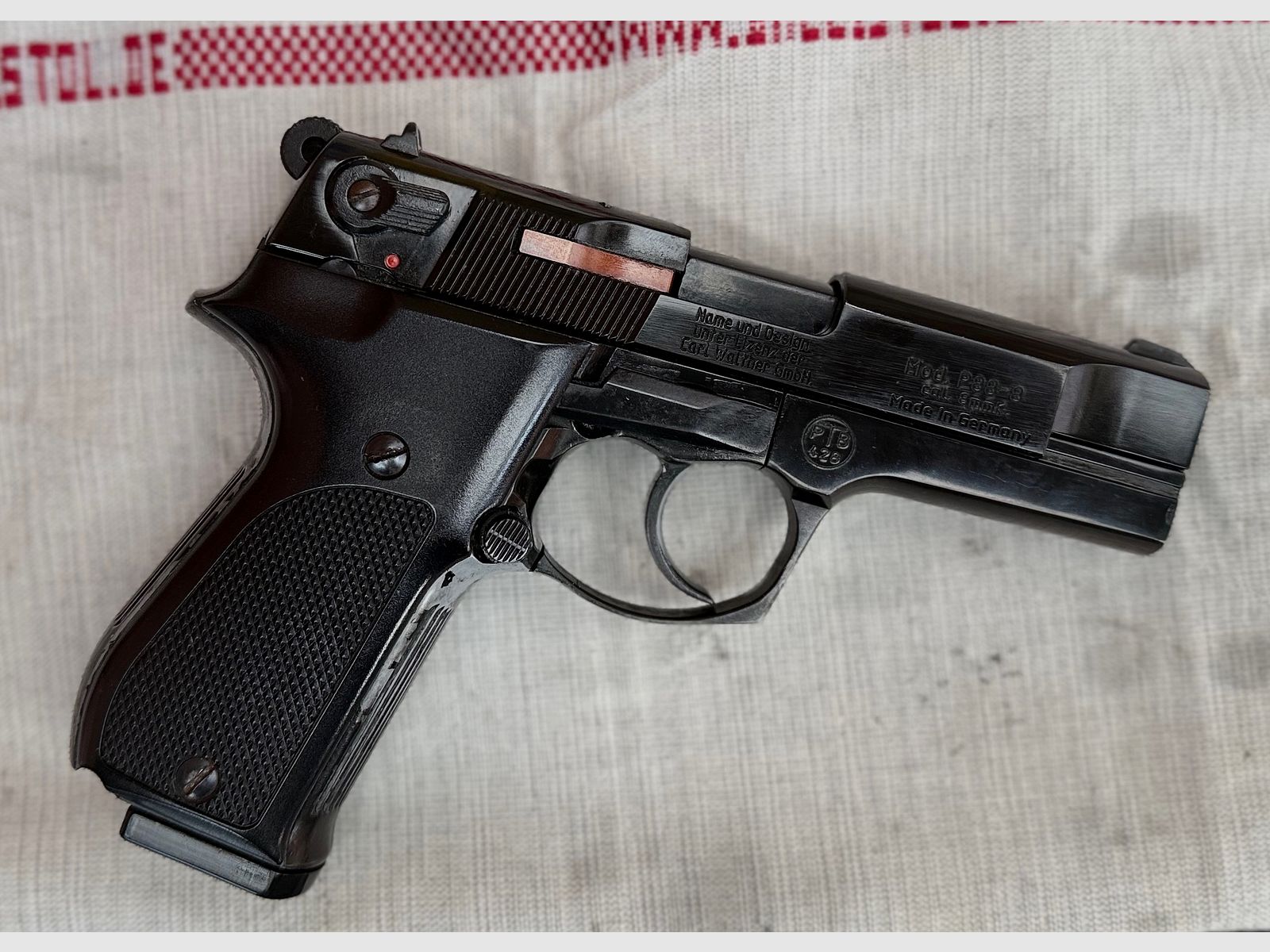 Walther P88 PTB 428 / Pistolet d'alarme 8mm / Collectionneur