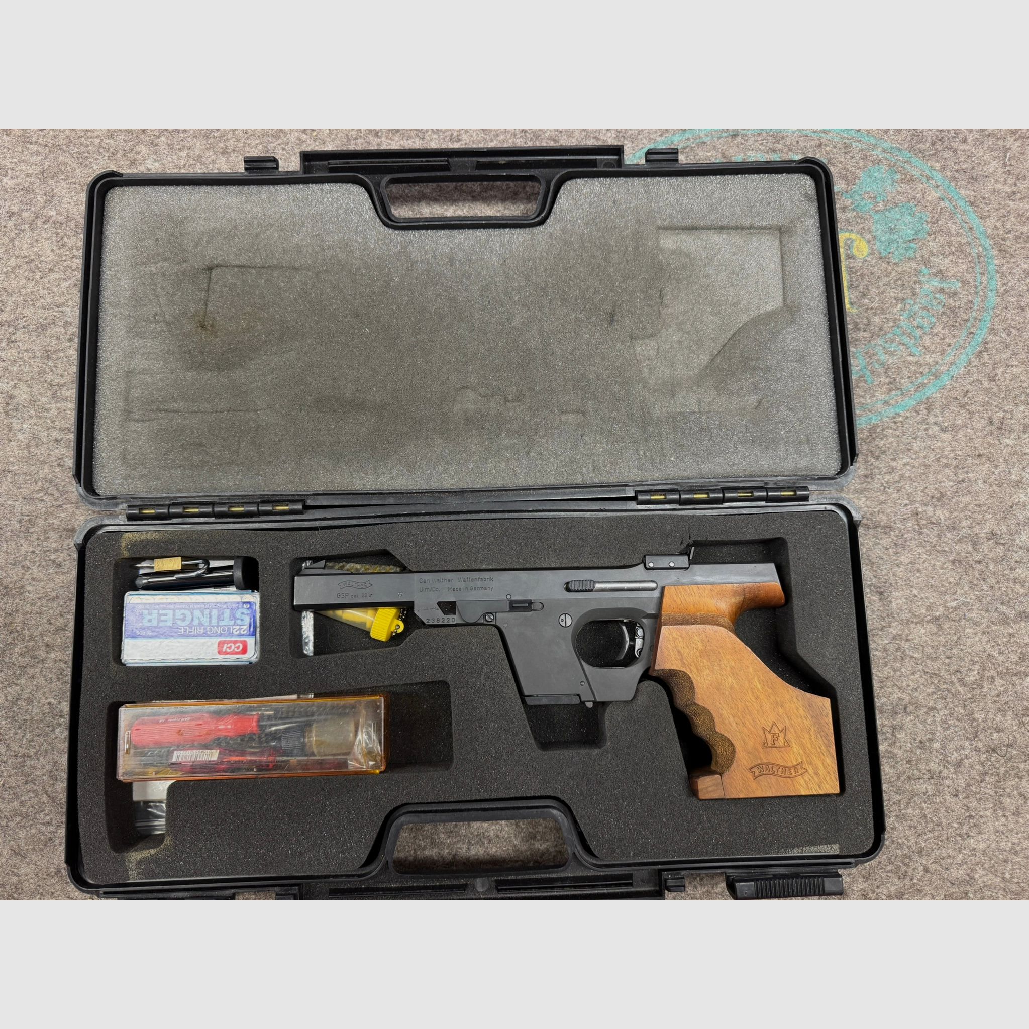 Sportpistole Walther GSP, .22 lfb, sehr guter Zustand