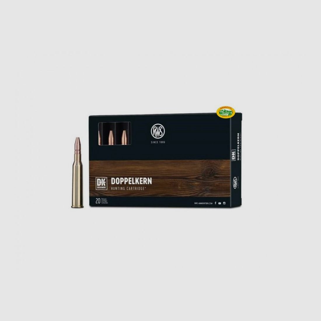RWS Munition Kal. 6,5X57R Geschoss DK 140gr.