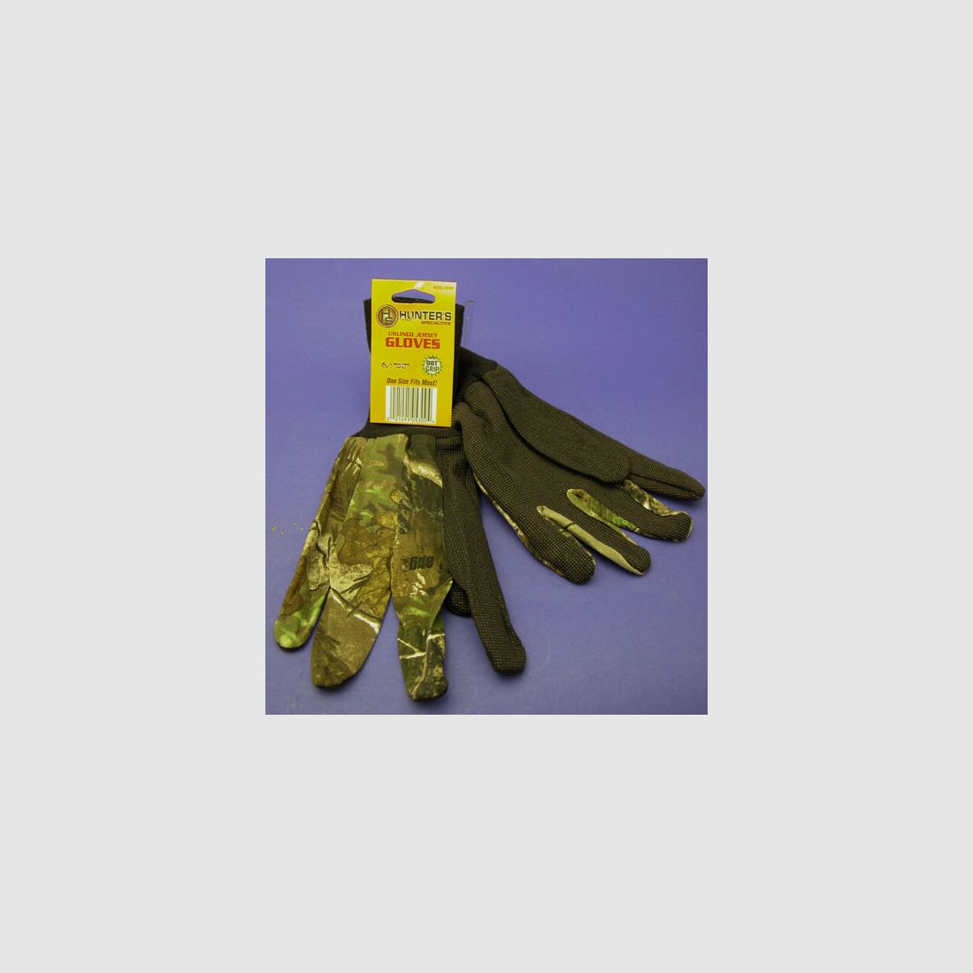 Camouflage gloves jersey fabric with cuff Realtree APG HUNTERS SPECIALTIES