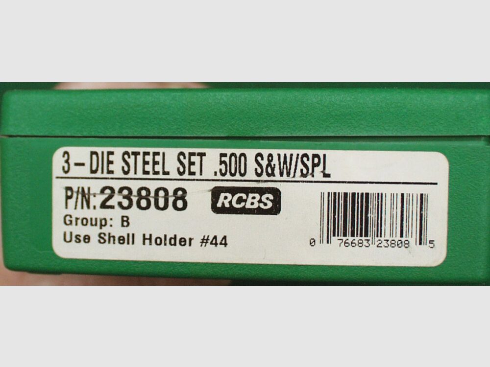 RCBS Matrizensatz .500 S&W / SPL, 3-teilig