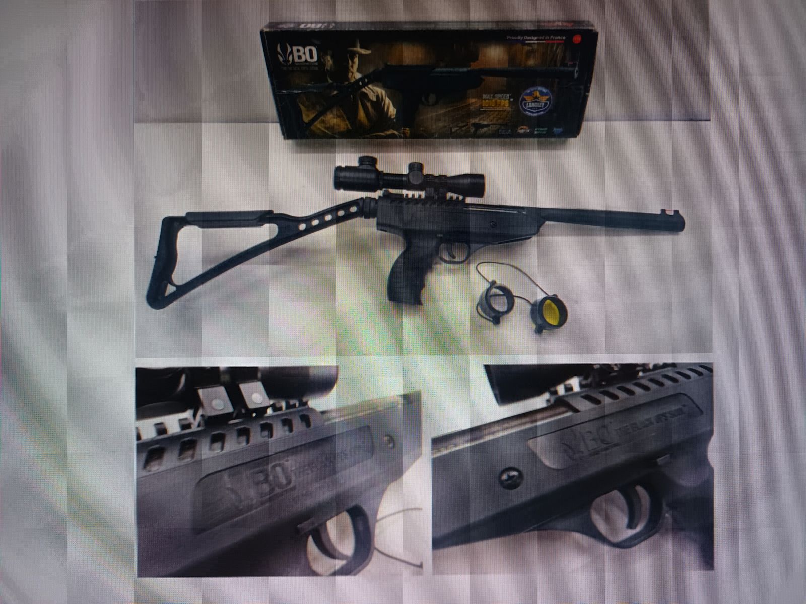 BO Langley Pro Sniper __ OVP__ ZF 4x32EG __ Luftpistole Kal 4,5mm (.177) __ KIPPLAUF  Luftgewehr, Bild 2 von 4