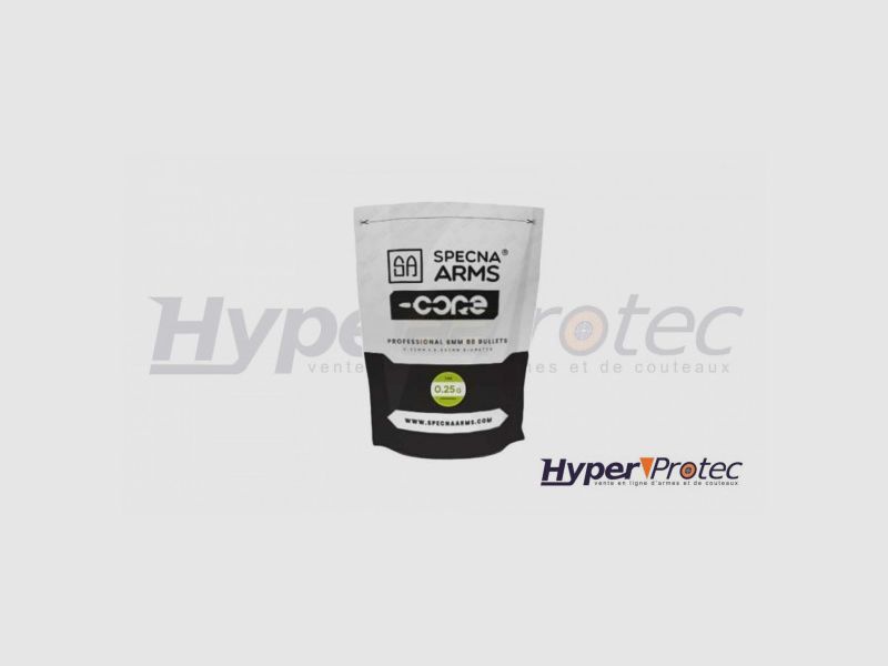 Specna Arms Core 0,25g Biologisch afbreekbare Airsoft BB's - 1 kg, afbeelding 1 van 2