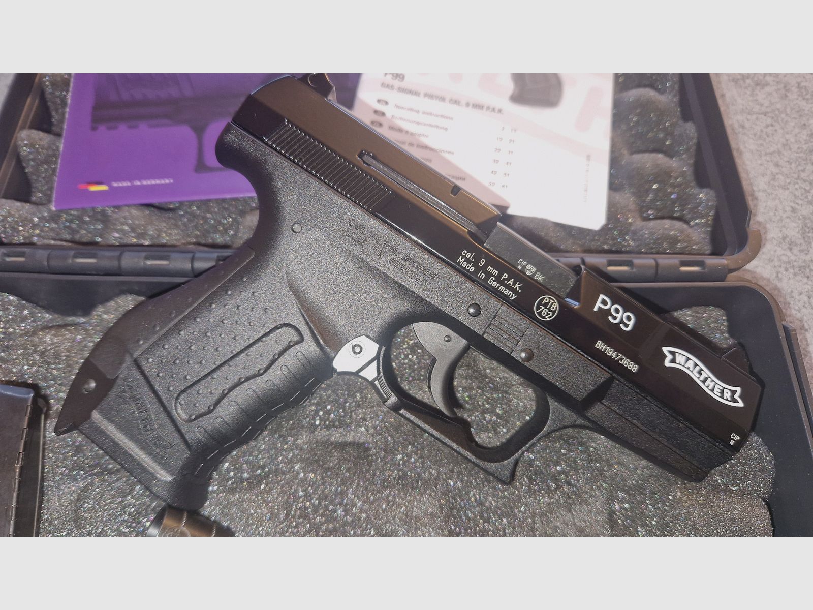 Pistola de fogueo Walther P99 9 mm P.A.K. Edición especial