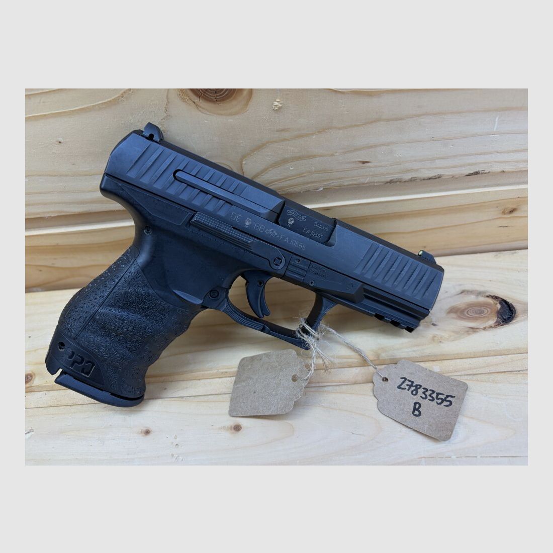 Vorführwaffe Carl Walther halblautem. Pistole PPQ 9x19 9mm Luger 15R/17R 9mmLuger