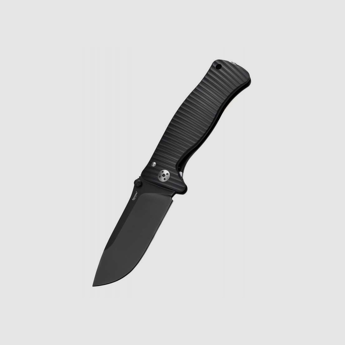 Lionsteel SR1 Aluminium Taschenmesser, Schwarz, D2