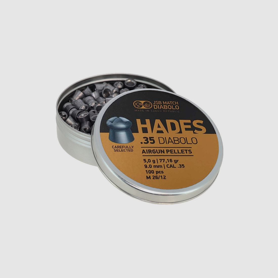 100 plombs JSB HADES cal 9 mm