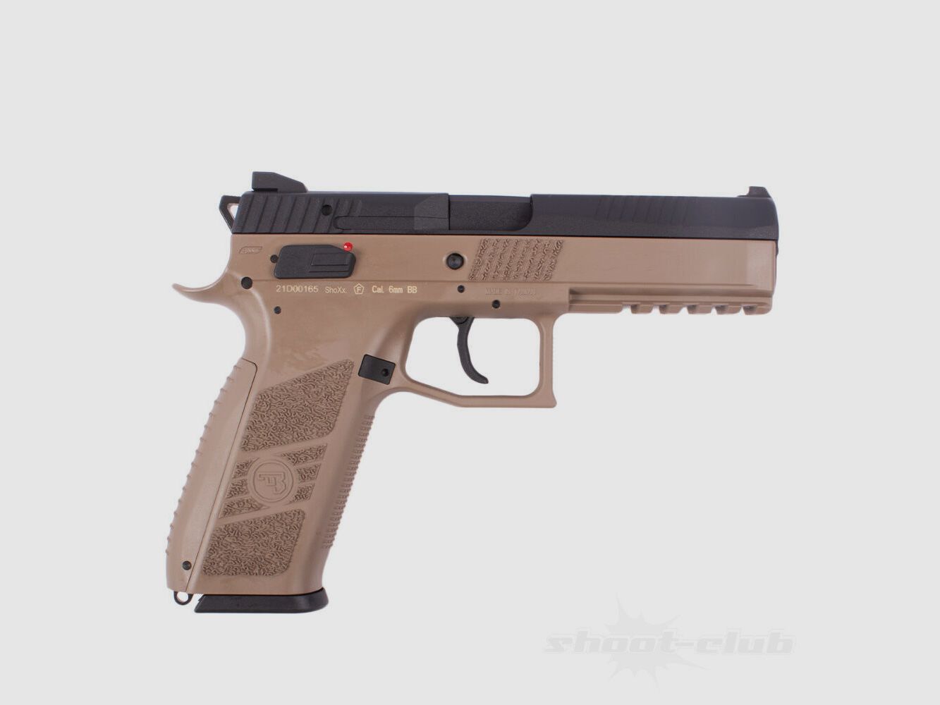 ASG CZ P-09 Airsoft Gas GBB Pistole ab18 - TAN