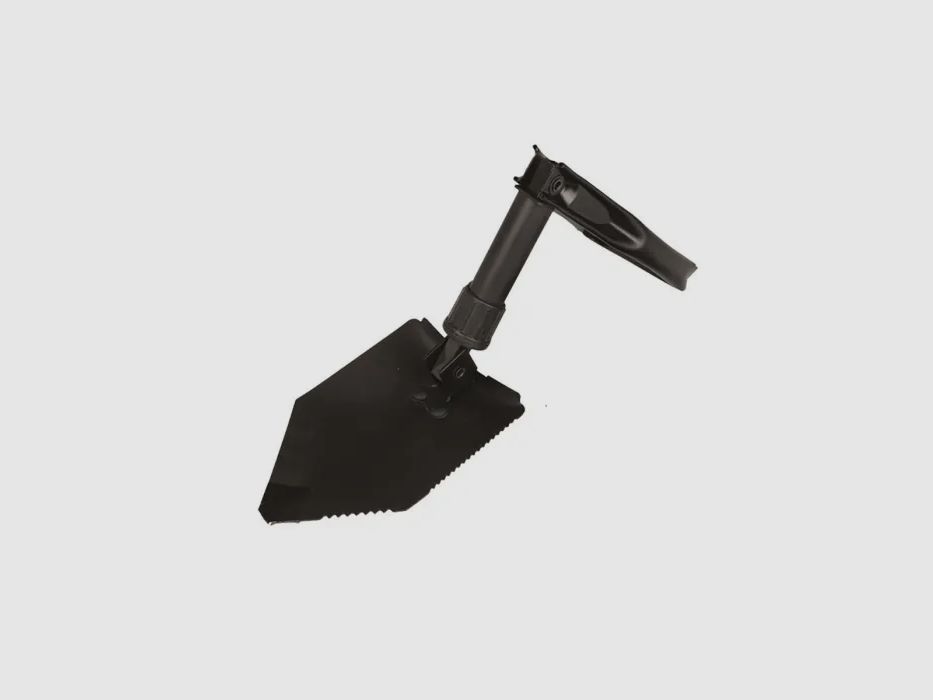 BW Klappspaten Imit., 2-fach klappbar, Schwarz + Tasche