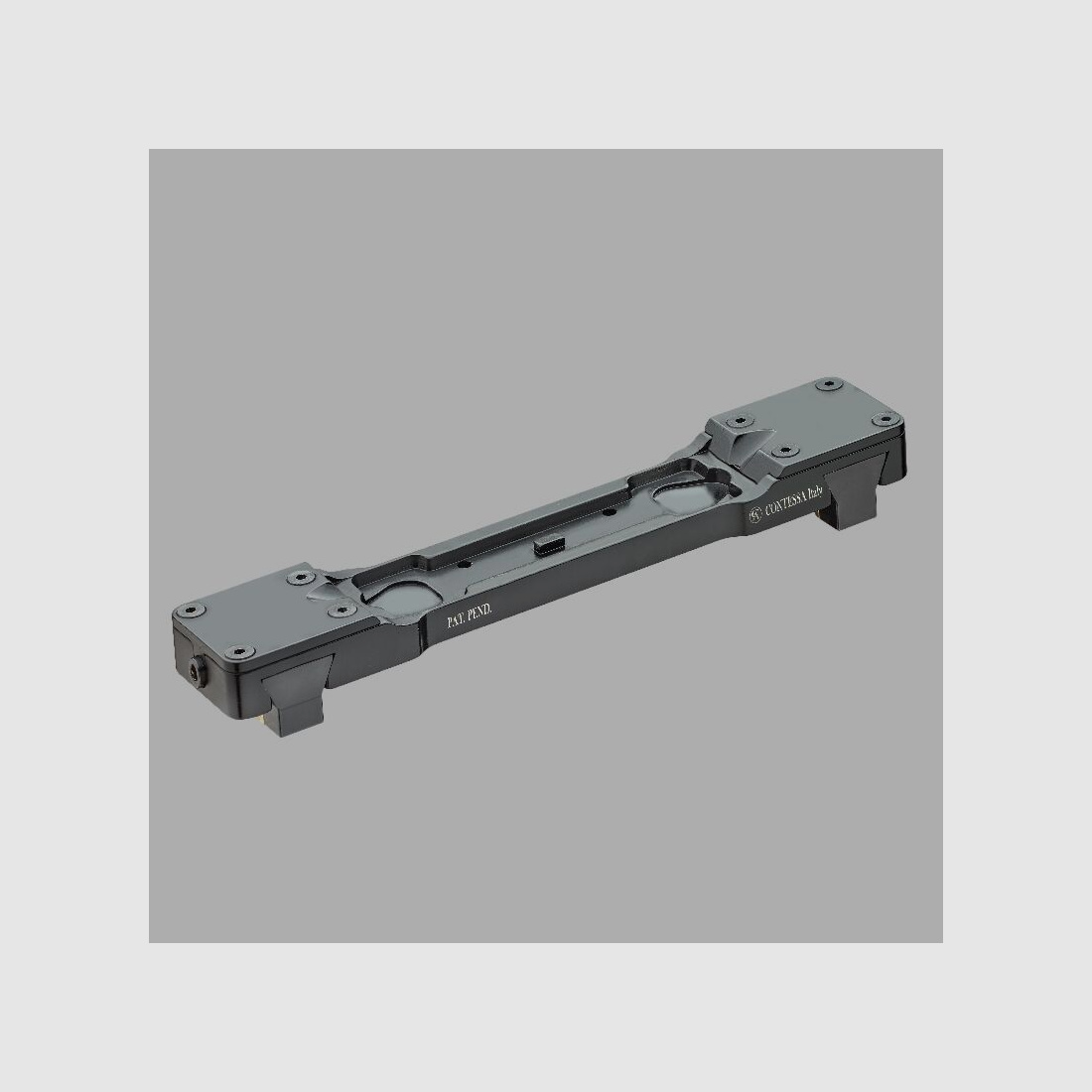 Rifledoc Montage für ventilierte Laufschiene mit Aimpoint Micro H-2 Footprint