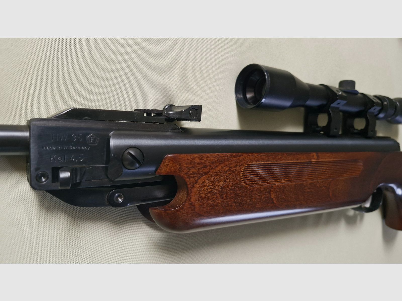 Air rifle HW35 Weihrauch with scope like new