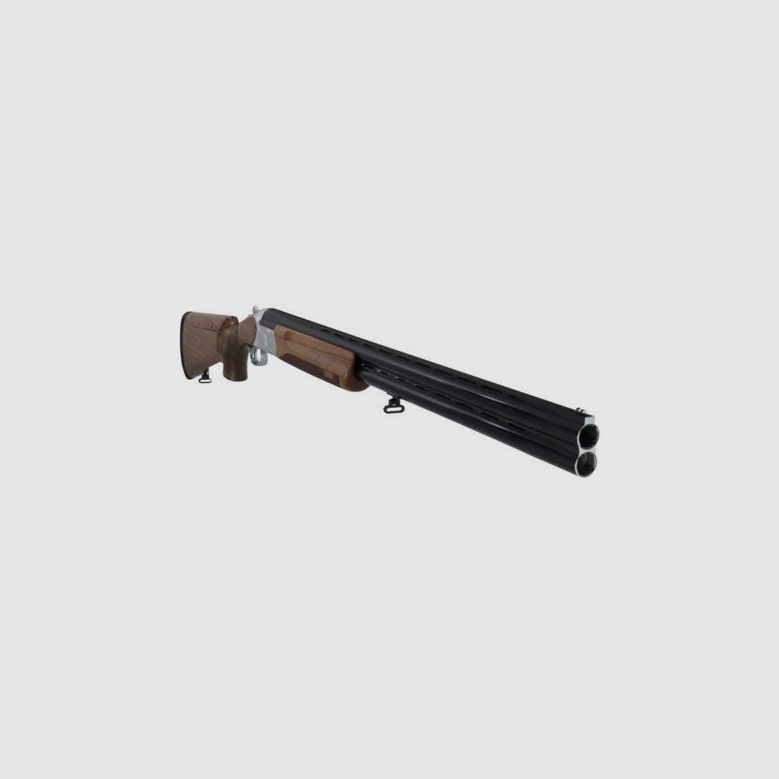 Huglu Victor Sport 76cm fusil superposé argent calibre 12/76