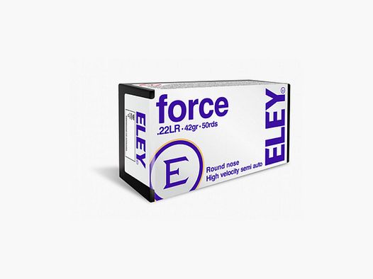 Eley munitions à percussion annulaire .22 LR 2,7 g 50 pièces