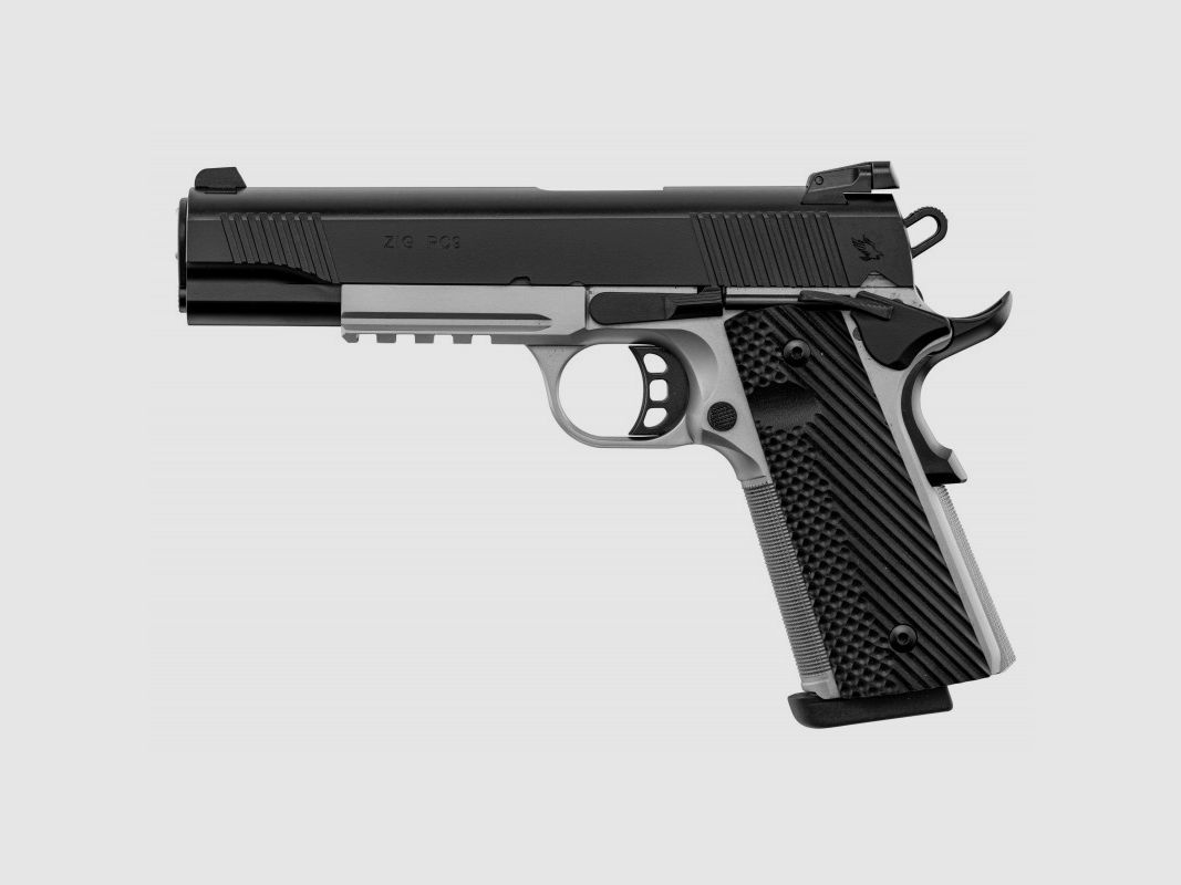 Pistolet TISAS ZIG PC 1911 Bicolore 5'' Cal.45ACP, image 2 sur 3