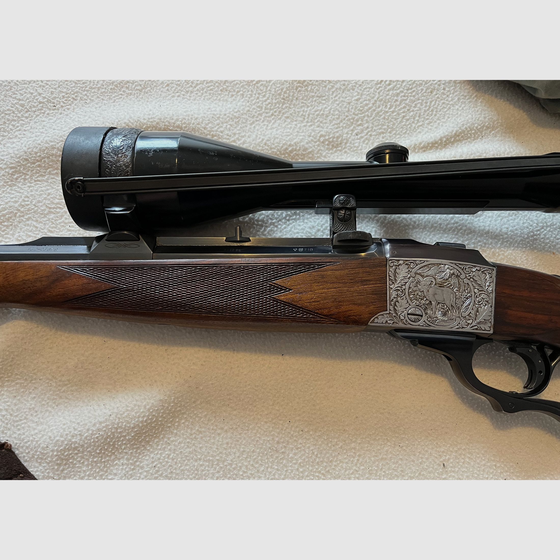 Heym Ruger Blockbüchse Nr. 1, HR 38 G de Luxe, 8 x 68 S