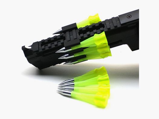 10x Arrow M2K Pfeile & 6-fach Pfeilhalter für Umarex T4E HDR 68 &amp; TR 68
