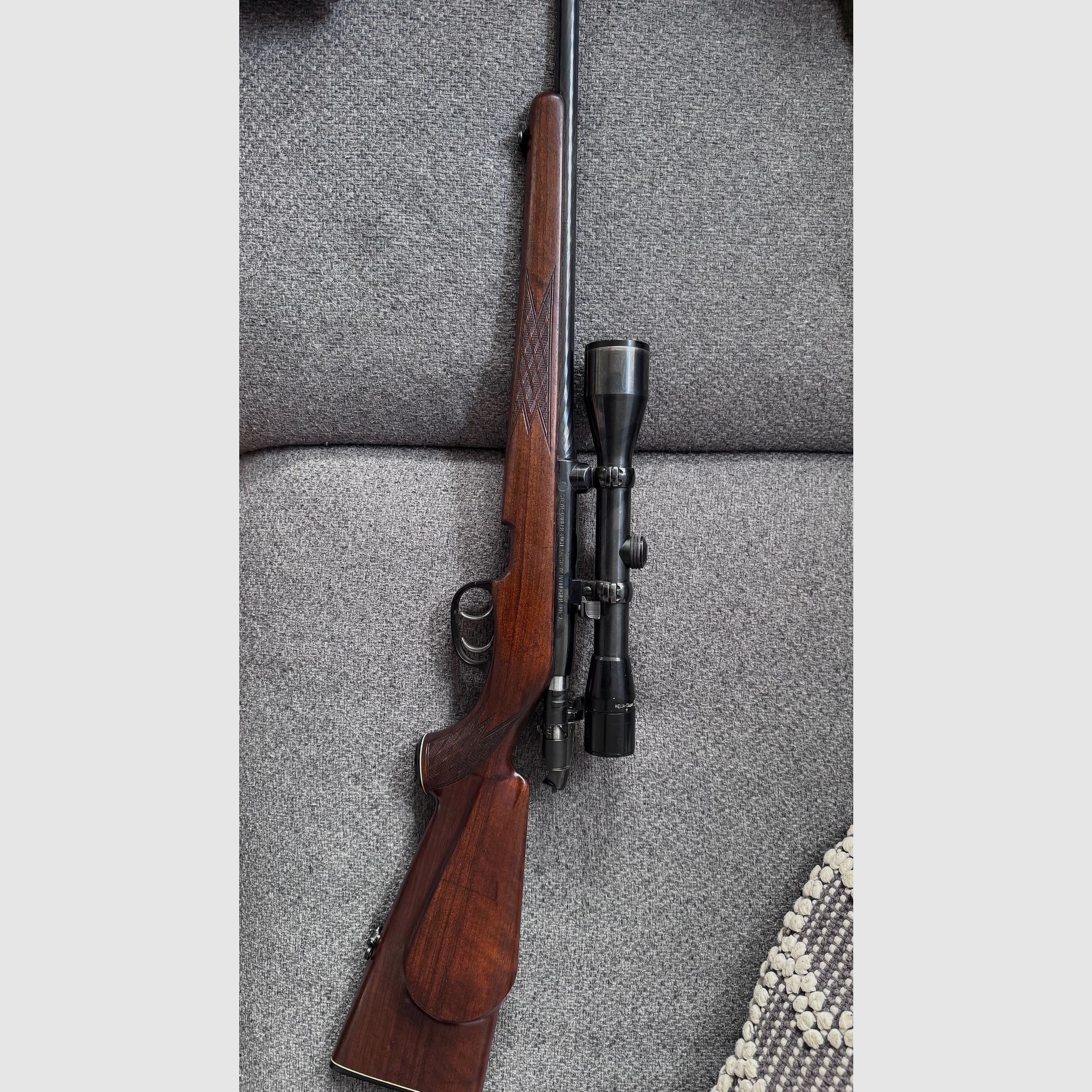 Steyr Mannlicher SL repeating rifle 222 rem mag with Helia scope