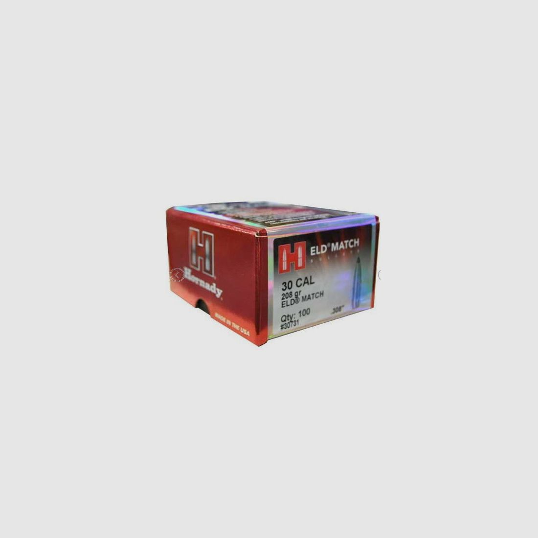 Hornady ELD Match – Cal. .30 | 208 Grain #30731 | 100 Pieces