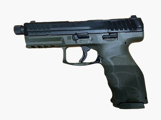SPECIAL MODEL - HECKLER & KOCH SFP9-SD OPTICAL READY - 9x19MM - NATO GREEN WITH THREAD