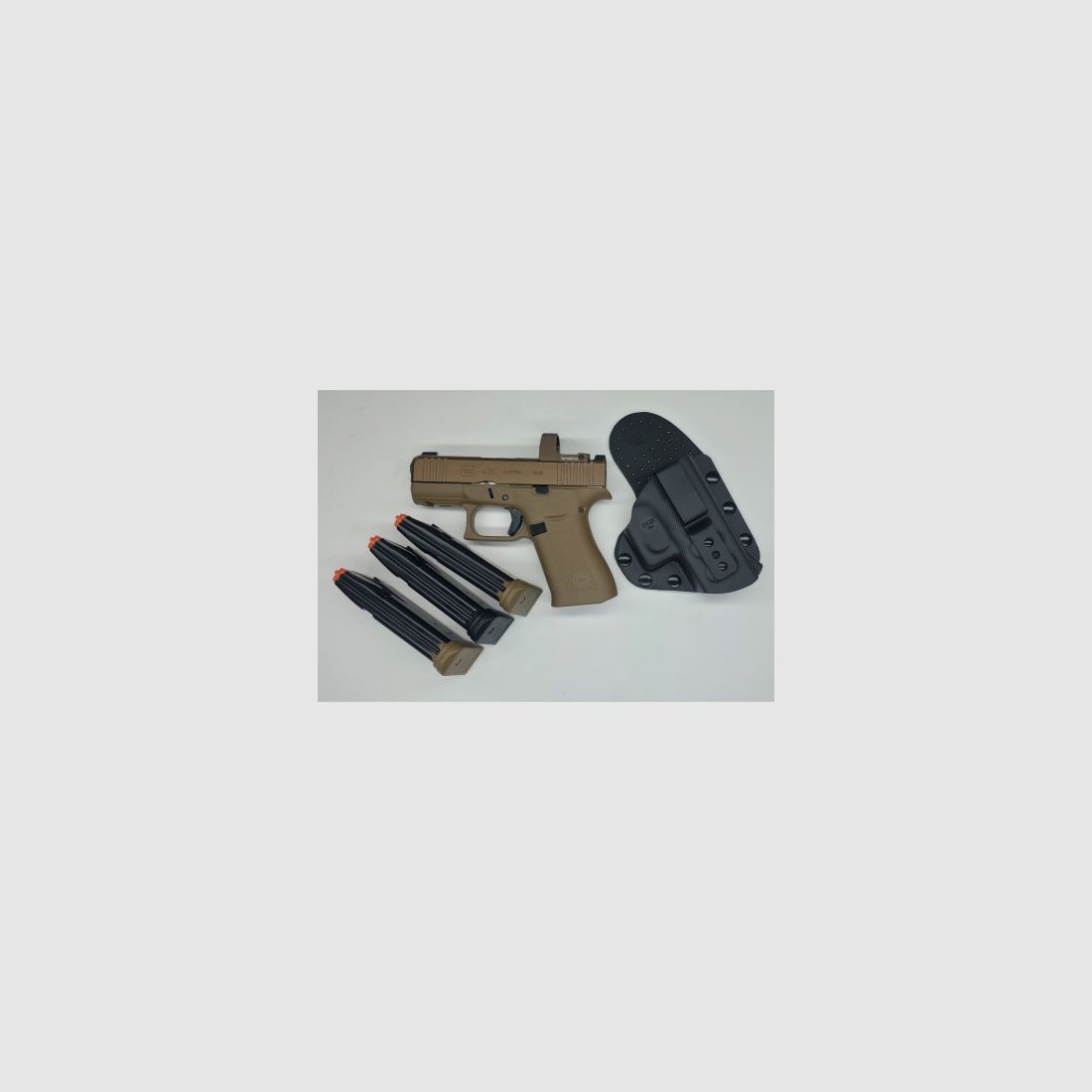 PACK FCSE PISTOLE GLOCK 43X MOSK COYOTE (18101) 9x19 + VECTOR 3MOA SCRD-53, Bild 1 von 6