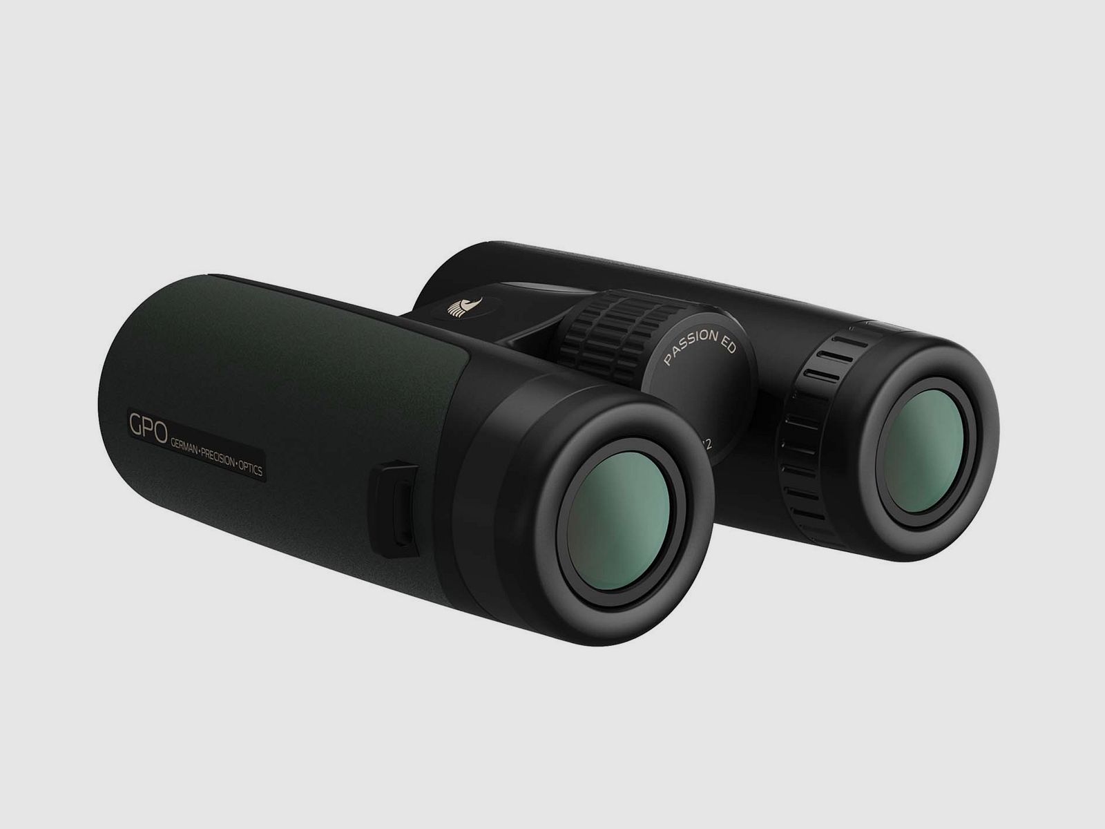 GPO B361 Binocolo Passion ED 10x42 Verde con accessori Osservazione degli uccelli Osservazione della natura