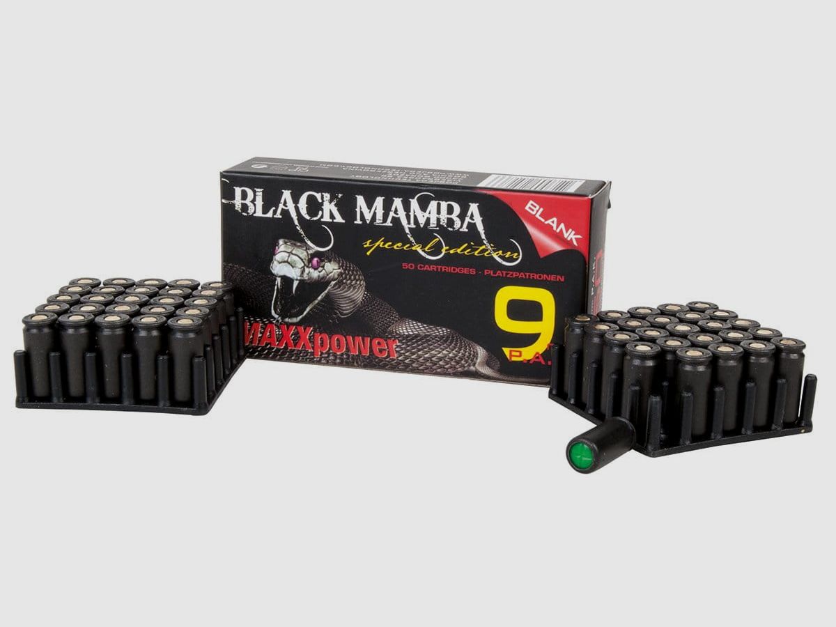 Victory Cartucce a salve Black Mamba 9 mm P.A.K. 50 pezzi