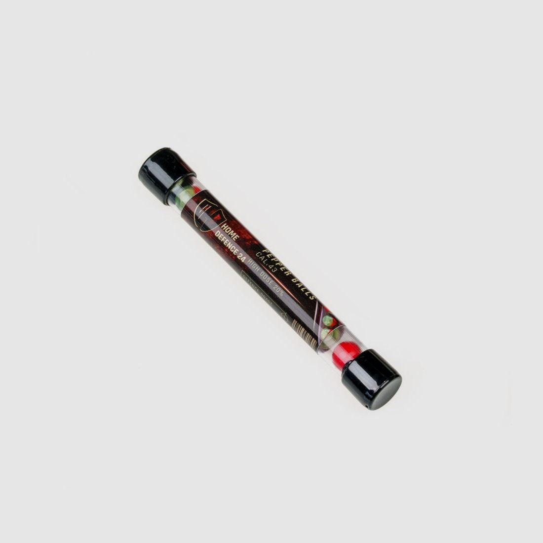 Pepper Balls Cal.43 | HIGH-DOSIS 20% | ACHTUNG | Walther PPQ M2 | T4E TPM1 | Glock17