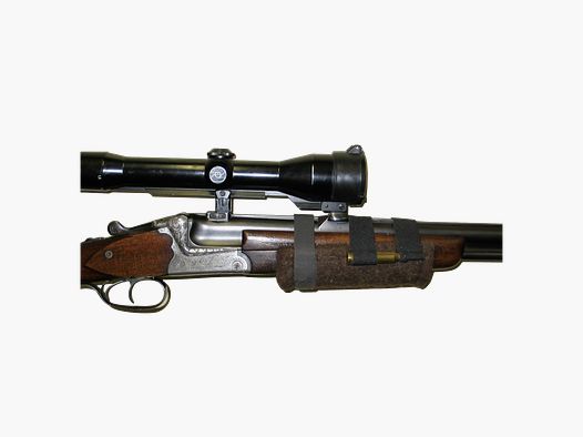 VORDERSCHAFT AUFLAGE FILZ 10 CM MIT SCHLAUFEN FÜR 2 KUGELPATRONEN