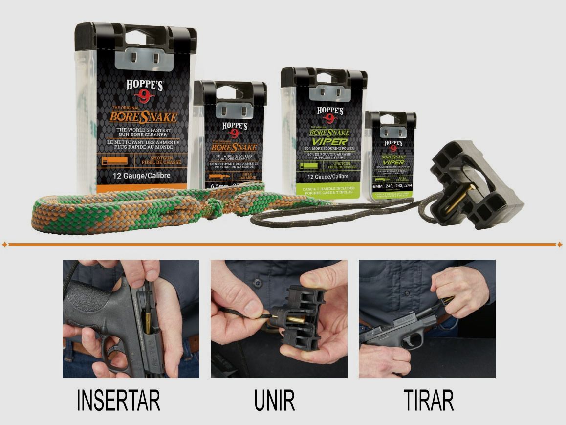 Baqueta textil BORESNAKE DEN rifle – calibre .243/6mm., imagen 4 de 4