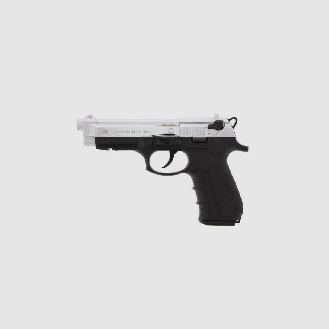 Zoraki 918 pistola a salve 9 mm P.A.K. cromata edizione speciale