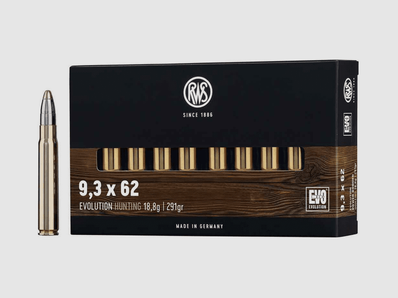 RWS 9.3x62 EVO 291 gr. - 20 pcs.