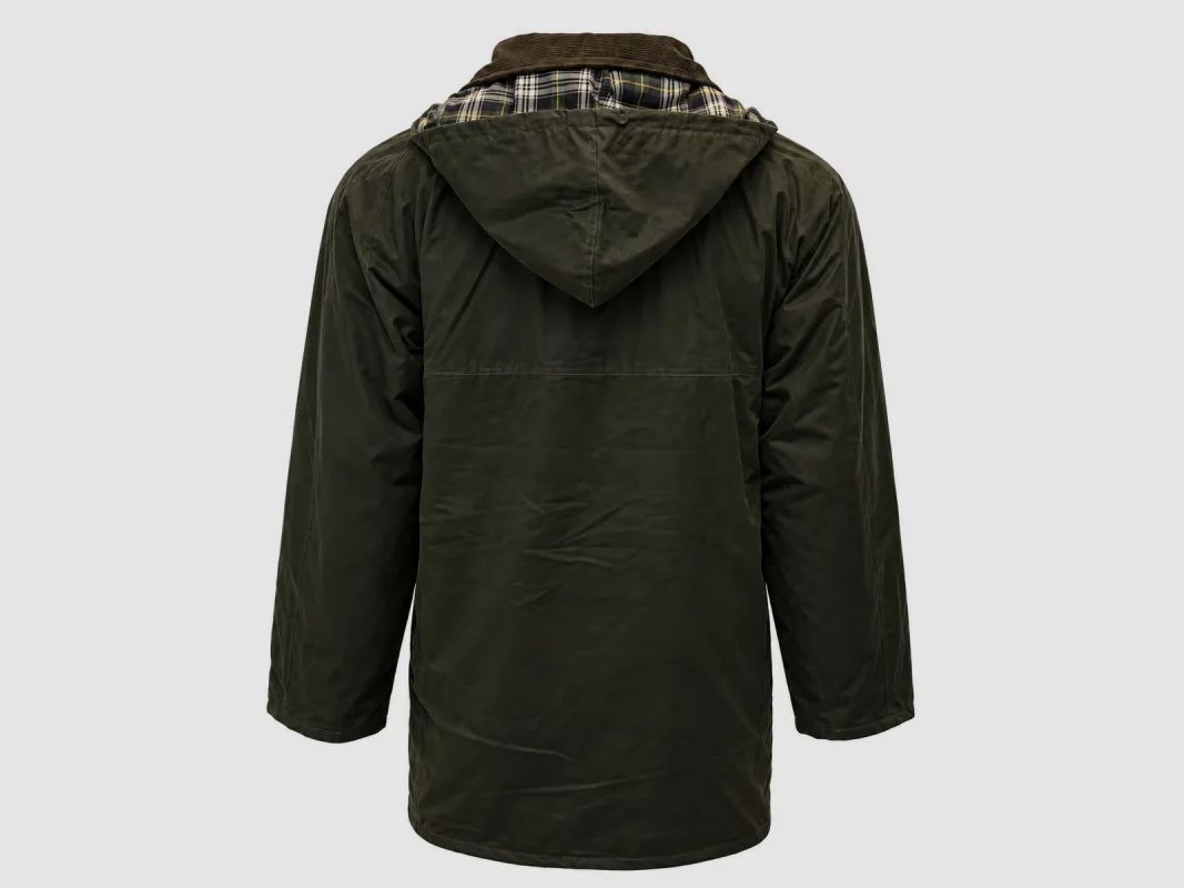 Walker And Hawkes Benson olivfarbene Wachjacke mit Kapuze, Bild 4 von 9