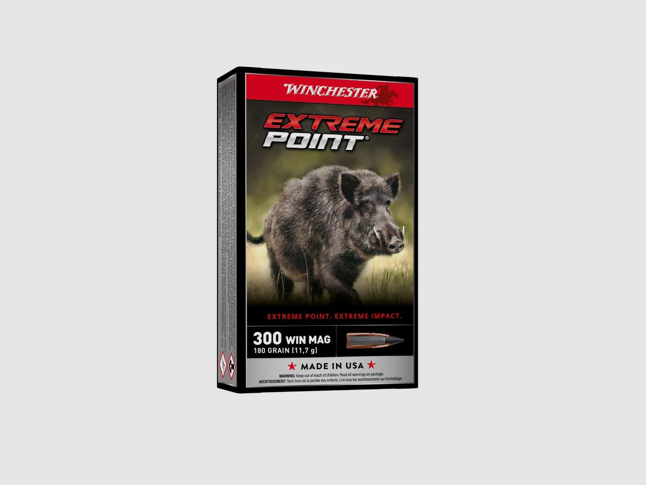 Winchester Extreme Point Cal.300WM 180gr, image 1 sur 2